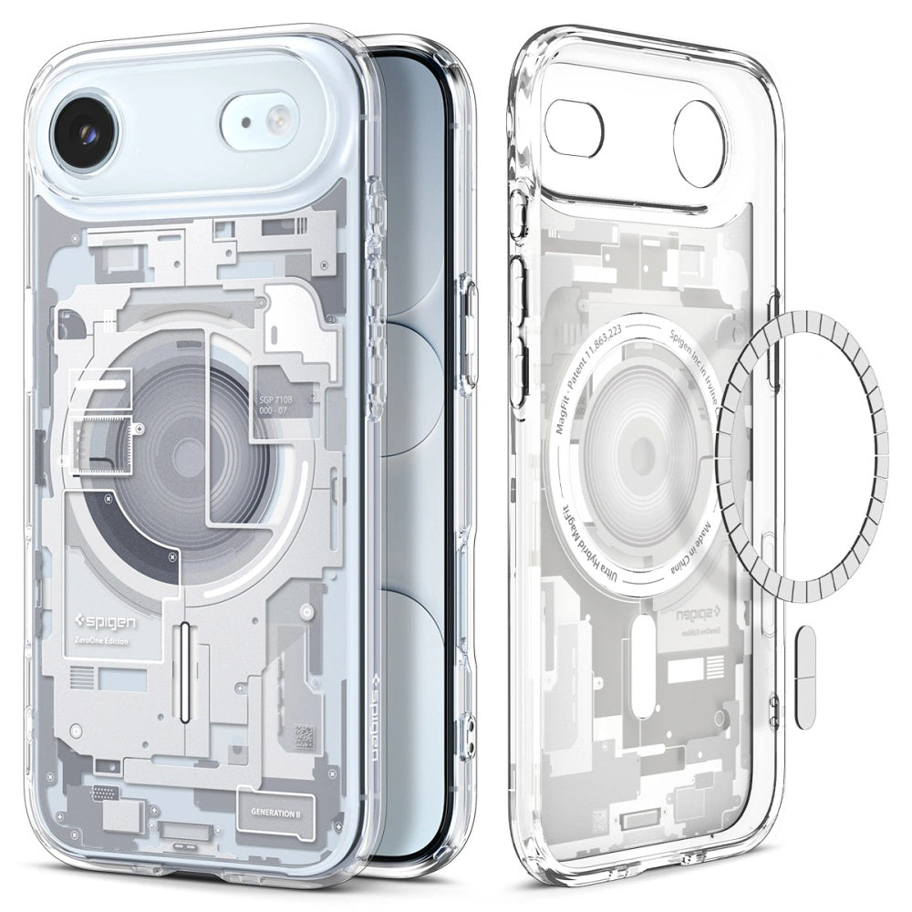 Θήκη MagSafe για Apple iPhone 17 Air, Spigen, Ultra Hybrid Zero One, Λευκή