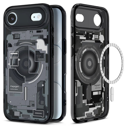 Θήκη MagSafe για Apple iPhone 17 Air, Spigen, Ultra Hybrid Zero One, Μαύρη