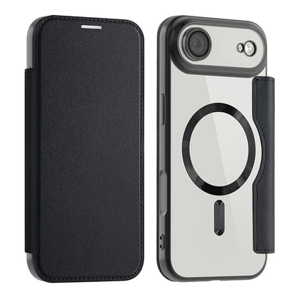 Θήκη MagSafe για Apple iPhone 17 Air, Techsuit, SmartMag Book, Μαύρη