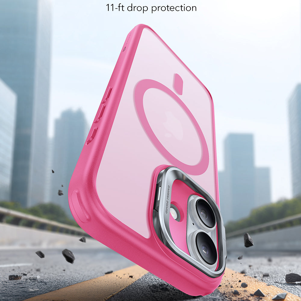Θήκη MagSafe για Apple iPhone 17, ESR, Classic Hybrid Kickstand, Ροζ Σατέν