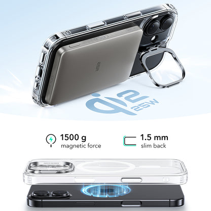 Θήκη MagSafe για Apple iPhone 17, ESR, Classic Hybrid Kickstand, Διάφανη