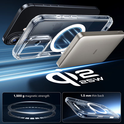 Θήκη MagSafe για Apple iPhone 17, ESR, Classic Hybrid, Διάφανη