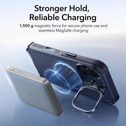 Θήκη MagSafe για Apple iPhone 17, ESR, Cyber Armor Kickstand, Μπλε