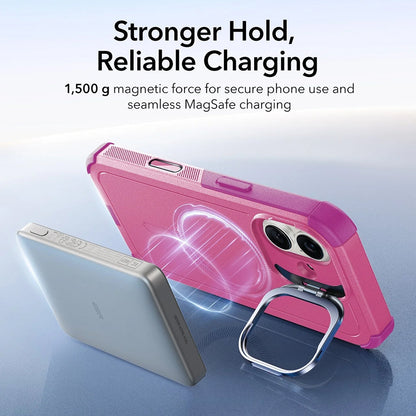 Θήκη MagSafe για Apple iPhone 17, ESR, Cyber Armor Kickstand, Ροζ