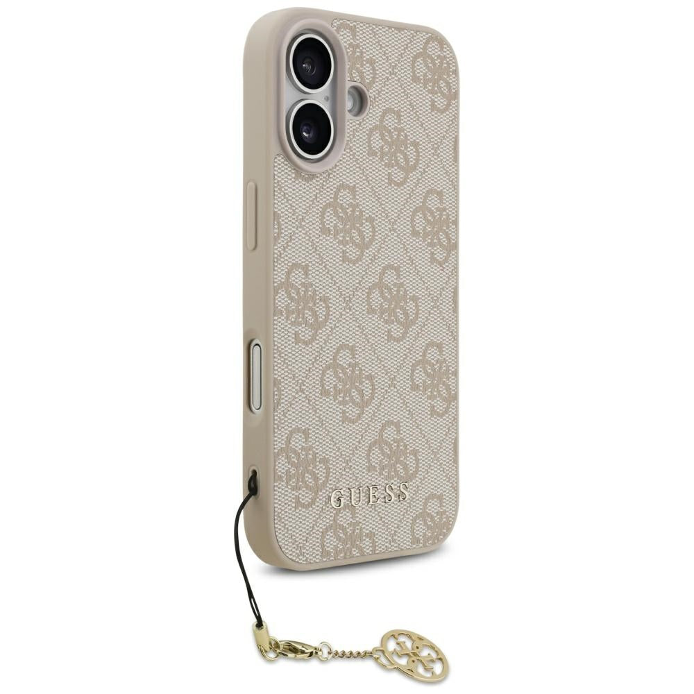 Θήκη MagSafe για Apple iPhone 17, Guess, 4G Charm Cradle, Ροζ