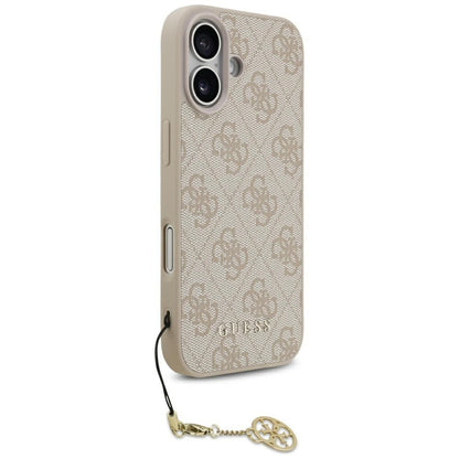 Θήκη MagSafe για Apple iPhone 17, Guess, 4G Charm Cradle, Ροζ