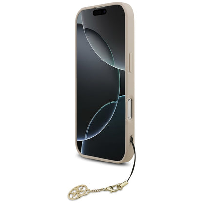 Θήκη MagSafe για Apple iPhone 17, Guess, 4G Charm Cradle, Ροζ