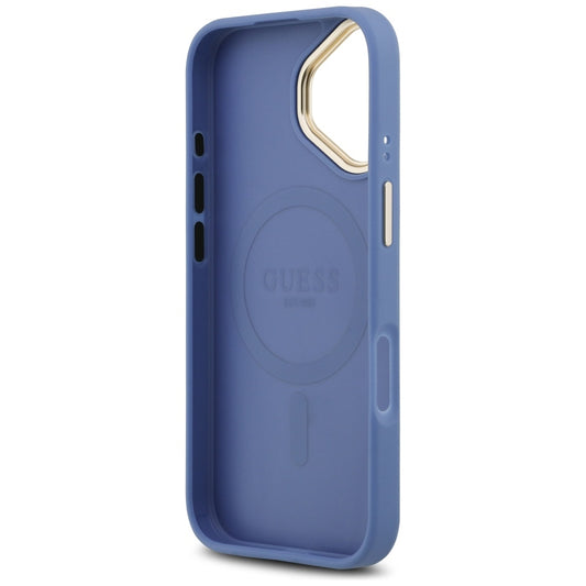 Θήκη MagSafe για Apple iPhone 17, Guess, 4G Classic, Μπλε