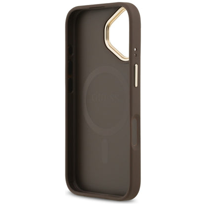 Θήκη MagSafe για Apple iPhone 17, Guess, 4G Classic, Καφέ
