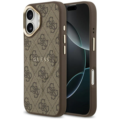 Θήκη MagSafe για Apple iPhone 17, Guess, 4G Classic, Καφέ