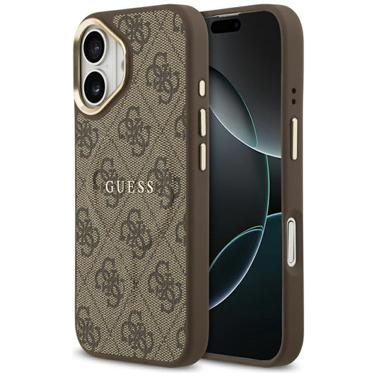 Θήκη MagSafe για Apple iPhone 17, Guess, 4G Classic, Καφέ