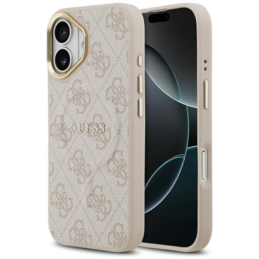 Θήκη MagSafe για Apple iPhone 17, Guess, 4G Classic, Ροζ