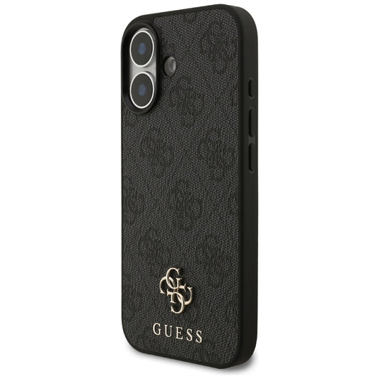 Θήκη MagSafe για Apple iPhone 17, Guess, 4G Small and Classic Logo, Μαύρη