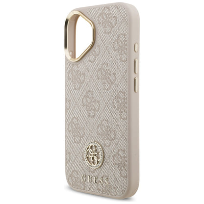 MagSafe Case for Apple iPhone 17, Guess, 4G Strass Logo, Pink