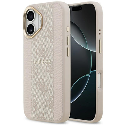 MagSafe Case for Apple iPhone 17, Guess, 4G Stripe, Pink