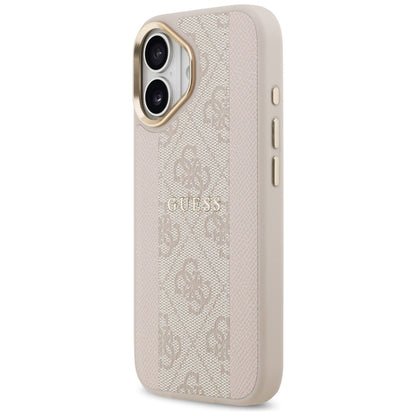 MagSafe Case for Apple iPhone 17, Guess, 4G Stripe, Pink
