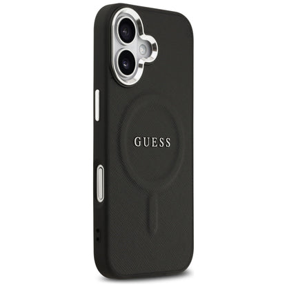 MagSafe Case for Apple iPhone 17, Guess, Classic Logo, Black