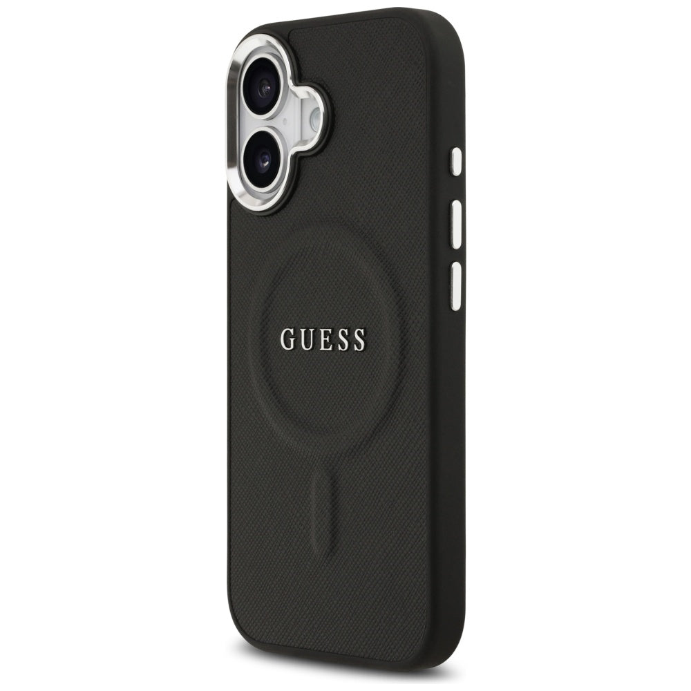 MagSafe Case for Apple iPhone 17, Guess, Classic Logo, Black