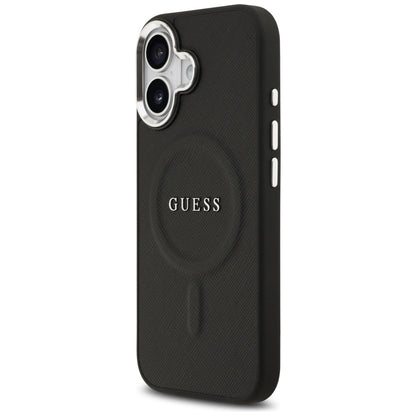 MagSafe Case for Apple iPhone 17, Guess, Classic Logo, Black