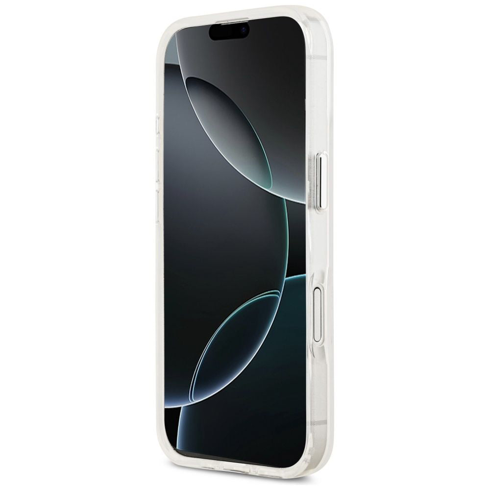 Θήκη MagSafe για Apple iPhone 17, Guess, IML Gradient Triangle Logo, Διαφανής