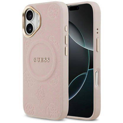 Θήκη MagSafe για Apple iPhone 17, Guess, Peony Hot Stamp, Ροζ