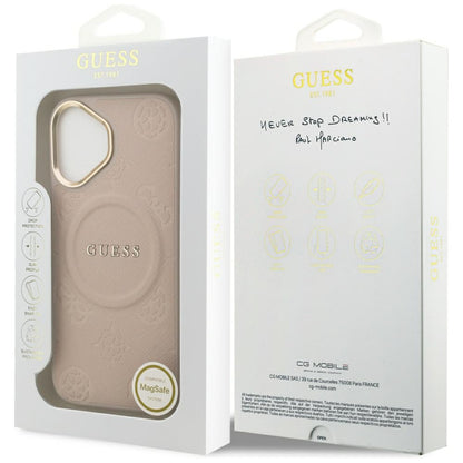 Θήκη MagSafe για Apple iPhone 17, Guess, Peony Hot Stamp, Ροζ