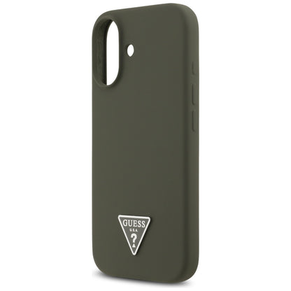 Θήκη MagSafe για Apple iPhone 17, Guess, Triangle Logo, Χακί