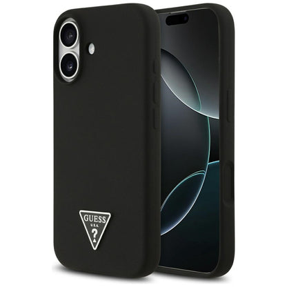 Θήκη MagSafe για Apple iPhone 17, Guess, Triangle Logo, Μαύρη