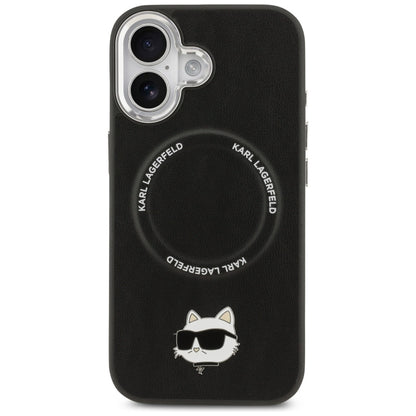 Θήκη MagSafe για Apple iPhone 17, Karl Lagerfeld, Choupette Pin, Μαύρη