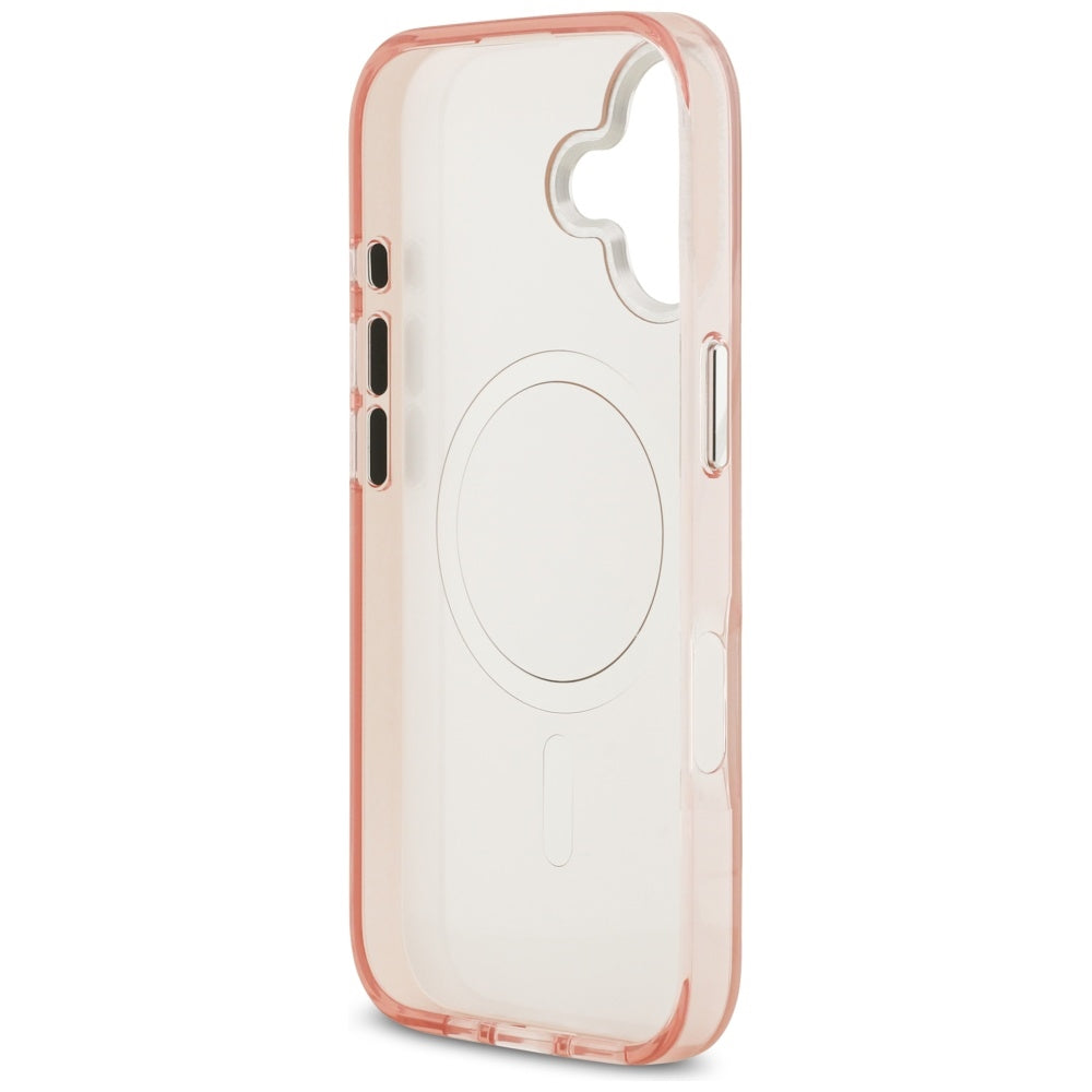 Θήκη MagSafe για Apple iPhone 17, Karl Lagerfeld, IML Aquarelle Logo Choupette, Ροζ