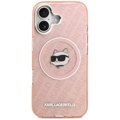 Θήκη MagSafe για Apple iPhone 17, Karl Lagerfeld, IML Choupette`s Head, Ροζ