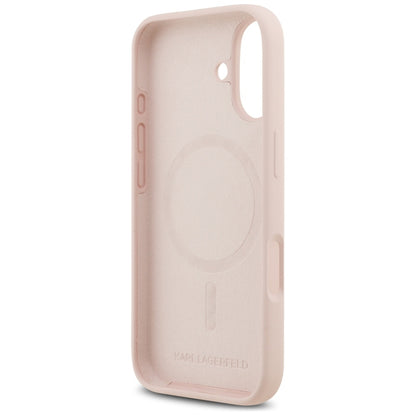 Θήκη MagSafe για Apple iPhone 17, Karl Lagerfeld, Ring Karl & Choupette, Ροζ