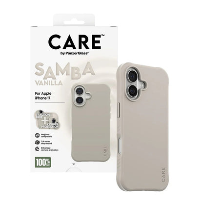 MagSafe Case for Apple iPhone 17, PanzerGlass, Fashionable Care, Beige