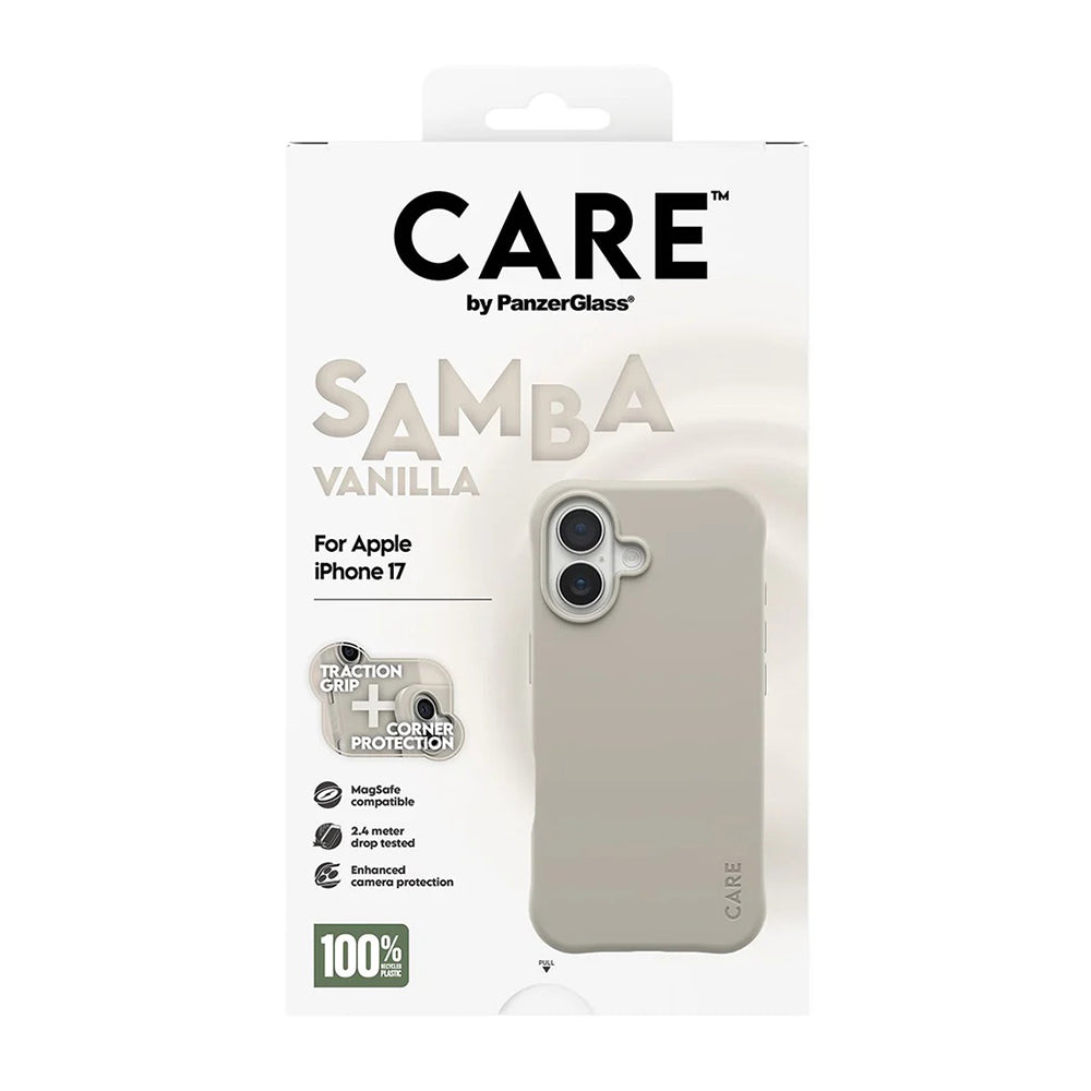 MagSafe Case for Apple iPhone 17, PanzerGlass, Fashionable Care, Beige