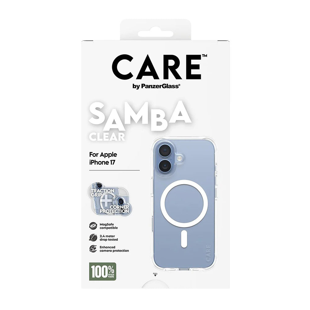 Θήκη MagSafe για Apple iPhone 17, PanzerGlass, Care Fashionable, Διαφανής Λευκή