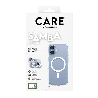 Θήκη MagSafe για Apple iPhone 17, PanzerGlass, Care Fashionable, Διαφανής Λευκή