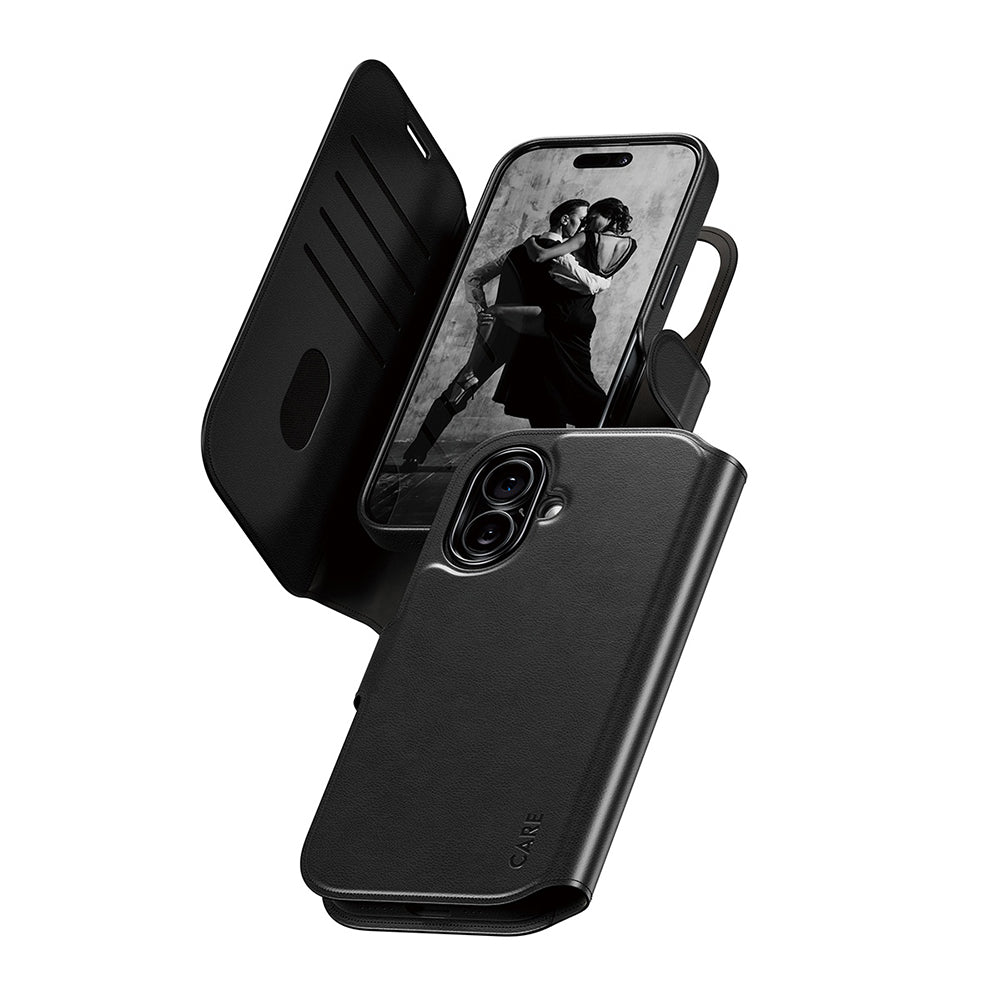 Θήκη MagSafe για Apple iPhone 17, PanzerGlass, Care Feature Tango Two-in-One, Μαύρη