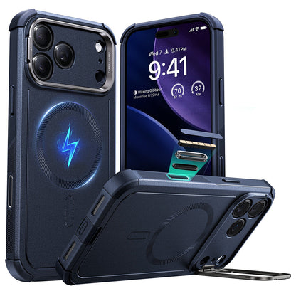 Θήκη MagSafe για Apple iPhone 17 Pro, ESR, Cyber Armor Kickstand, Μπλε