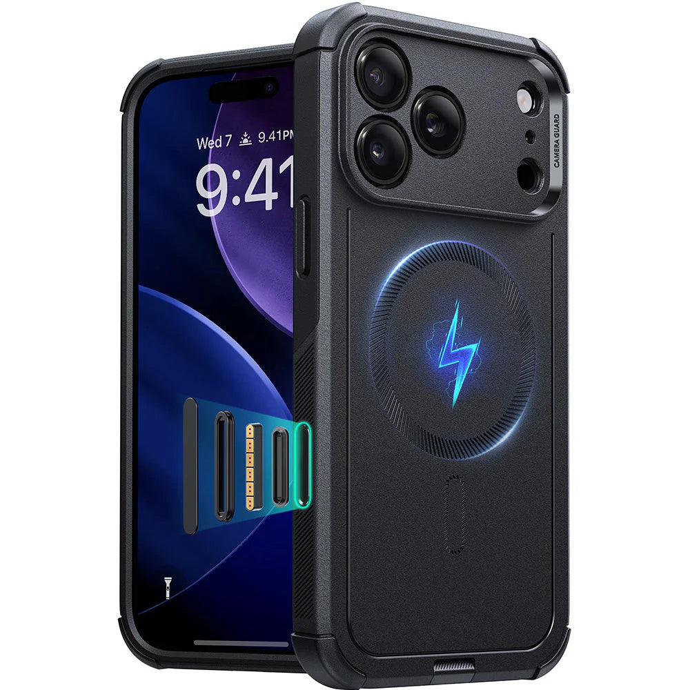 Θήκη MagSafe για Apple iPhone 17 Pro, ESR, Cyber, Μαύρη