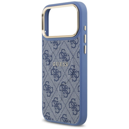 MagSafe Case for Apple iPhone 17 Pro, Guess, 4G Classic, Blue