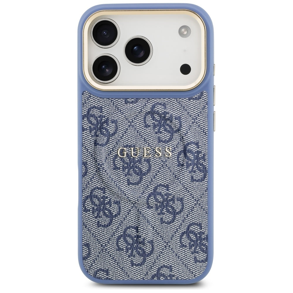 MagSafe Case for Apple iPhone 17 Pro, Guess, 4G Classic, Blue