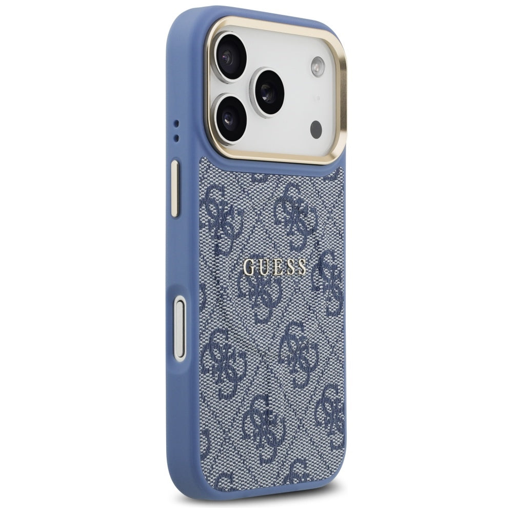 MagSafe Case for Apple iPhone 17 Pro, Guess, 4G Classic, Blue