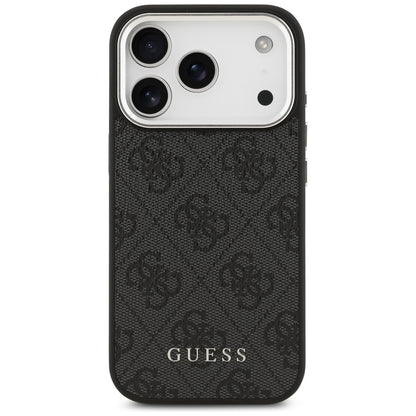 MagSafe Case for Apple iPhone 17 Pro, Guess, 4G Classic Logo, Black