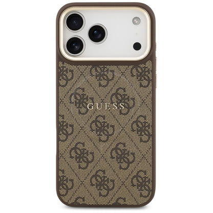 Θήκη MagSafe για Apple iPhone 17 Pro, Guess, 4G Classic, Καφέ