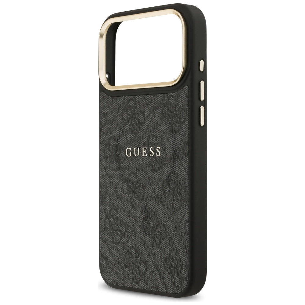 Θήκη MagSafe για Apple iPhone 17 Pro, Guess, 4G Classic, Μαύρη