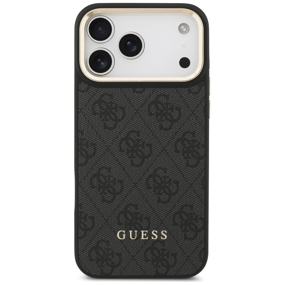 MagSafe Case for Apple iPhone 17 Pro, Guess, 4G Card Slot, Black