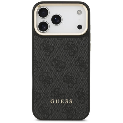 MagSafe Case for Apple iPhone 17 Pro, Guess, 4G Card Slot, Black