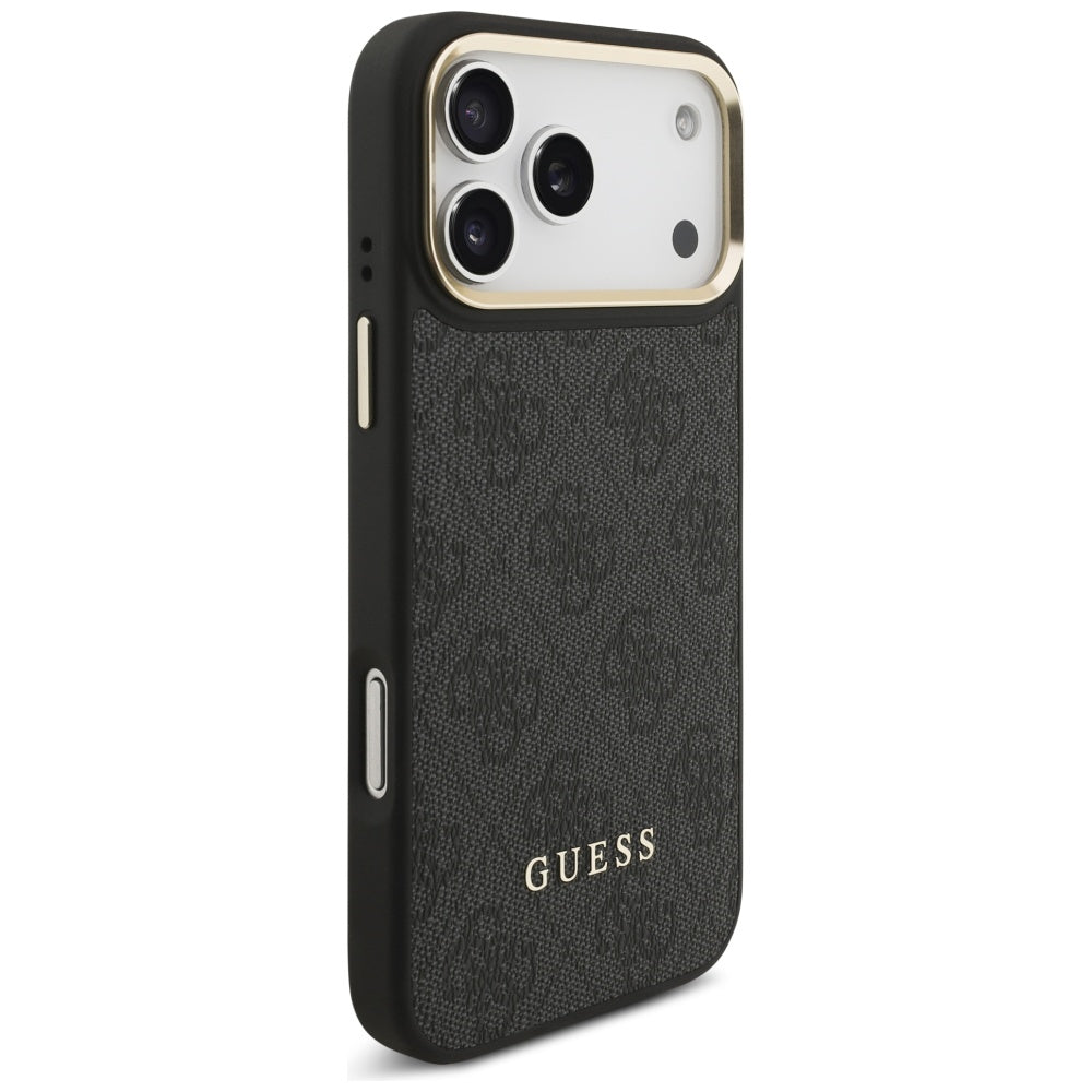 MagSafe Case for Apple iPhone 17 Pro, Guess, 4G Card Slot, Black