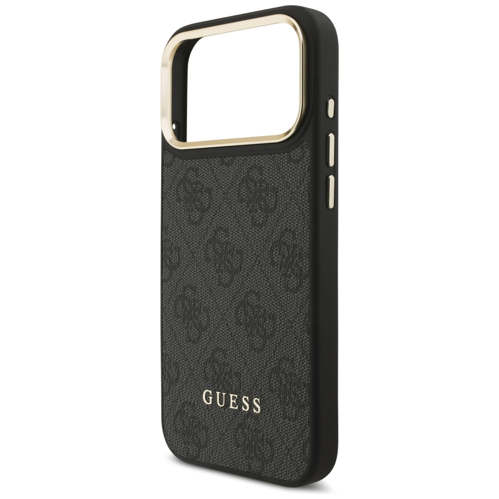 MagSafe Case for Apple iPhone 17 Pro, Guess, 4G Card Slot, Black