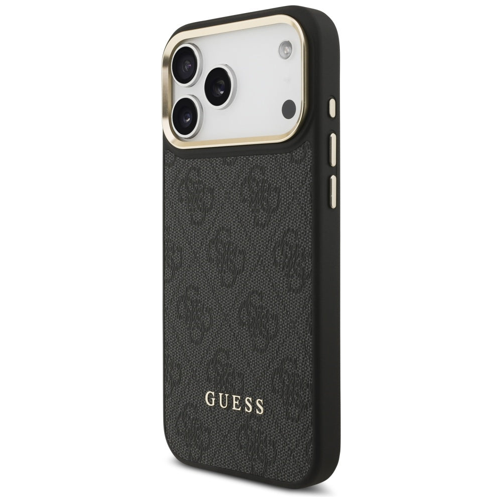 MagSafe Case for Apple iPhone 17 Pro, Guess, 4G Card Slot, Black
